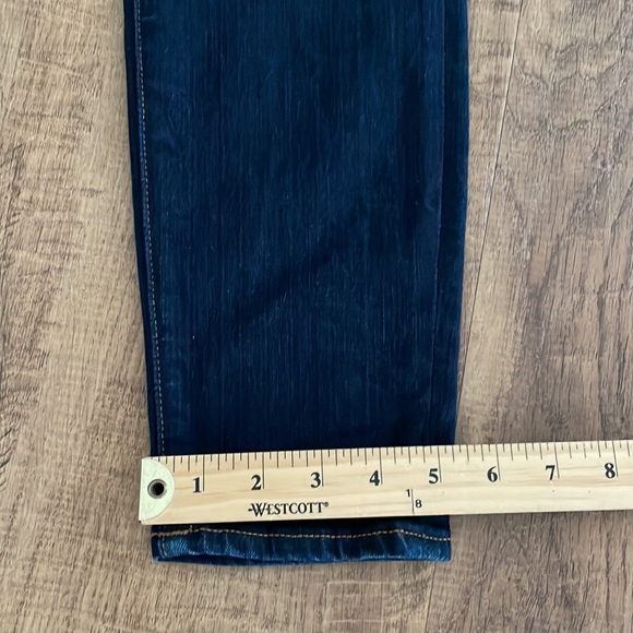 J. Crew Toothpick Jeans Size 27 dark navy blue wash EUC - Picture 7 of 9